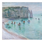 Étretat, par-delà les falaises