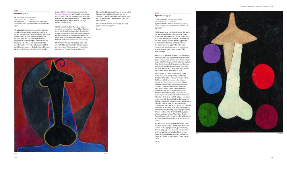 Francis Picabia. Catalogue Raisonné Vol IV. 1940 – 1953
