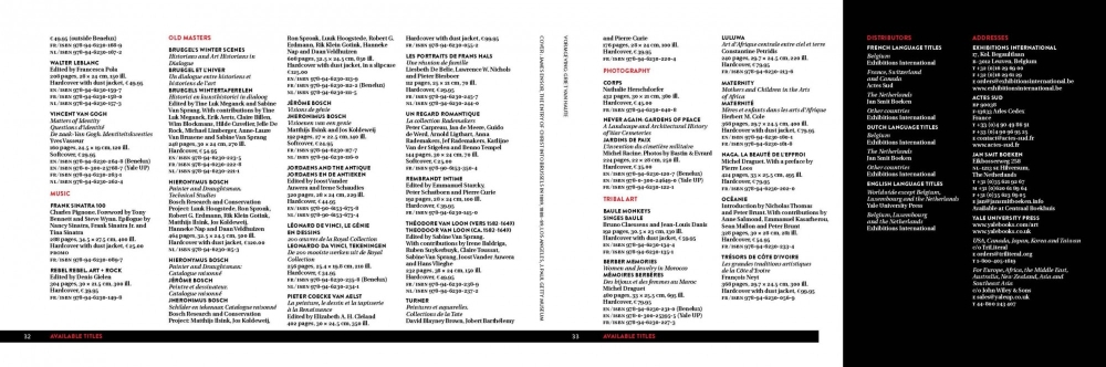 Catalogue de publications Fonds Mercator 2020