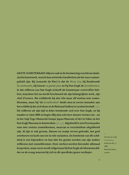 Van Gogh en de zonnebloemen